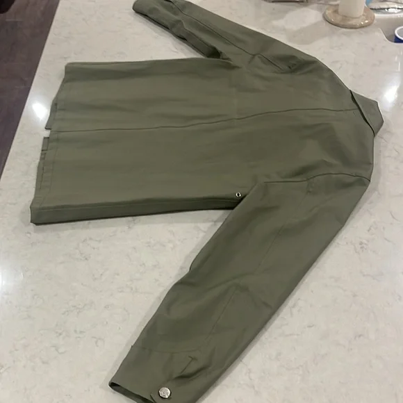 A.P.C. X Carhartt Wip collab on this field coat. Size XL. Olive green